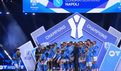 意超杯那不勒斯2-0博洛尼亚夺冠,内雷斯双响+世界波