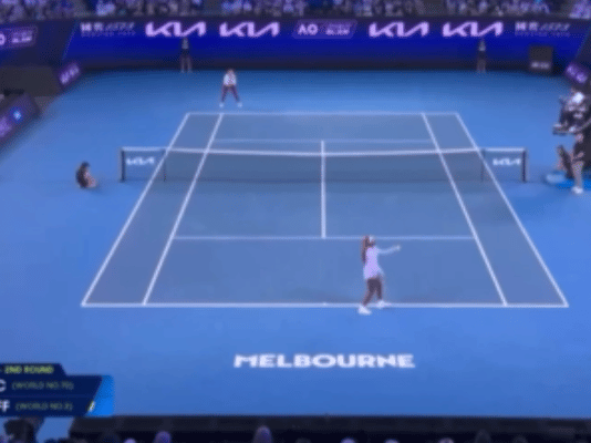 【多图回顾】澳网有自己的“全明星” :杰伦上演一动不动、辛纳阿卡观赛化身表情帝