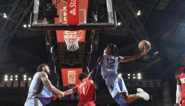 1666534411624062842.jpeg 开云体育下载-莫兰特夏季苦练生效:三分更准了 冲MVP添砝码